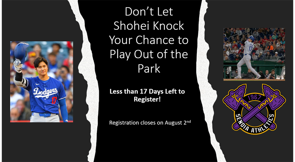 REGISTER NOW!!