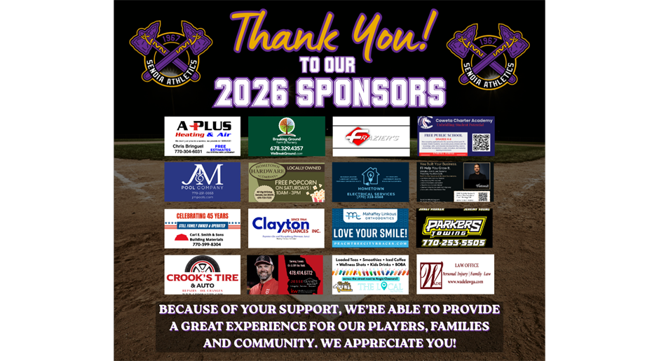 Thank You Sponsors